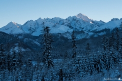 Tatry Wysokie z Wierchu Poroniec
