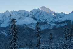 Tatry Wysokie z Wierchu Poroniec
