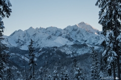 Tatry Wysokie z Wierchu Poroniec